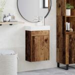 vidaXL Unitate de baie cu robinet Lemn vechi 40, 5 x 22, 5 x 62 cm GartenMobel Dekor (889527)