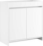 vidaXL Dulap sub chiuveta pentru baie Alb 78, 5 x 37, 5 x 81 cm GartenMobel Dekor (890784)
