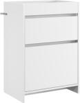 vidaXL Dulap sub chiuveta pentru baie Alb 56 x 37, 5 x 81 cm GartenMobel Dekor (890728)