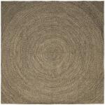 vidaXL Covoare de zona Natural si Negru 300 x 300 cm Iuta GartenMobel Dekor (42010633) Covor