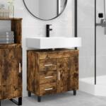 vidaXL Unitate Vanity pentru Baie Stejar fumuriu 60 x 35 x 60 cm GartenMobel Dekor (889380)