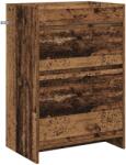 vidaXL Dulap sub chiuveta pentru baie Lemn vechi 56 x 37, 5 x 81 cm GartenMobel Dekor (890734)