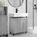 vidaXL Unitate Vanity pentru Baie Sonoma gri 60 x 35 x 60 cm GartenMobel Dekor (889401)
