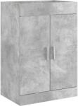 vidaXL Dulap sub chiuveta pentru baie Gri Beton 78, 5 x 37, 5 x 81 cm GartenMobel Dekor (890691)