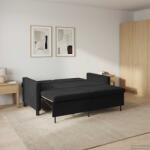 vidaXL Pat canapea Negru Tesatura GartenMobel Dekor (42033358) Canapea