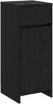 vidaXL Dulap de Baie Stejar Negru 35 x 36, 5 x 85 cm Lemn prelucrat GartenMobel Dekor (890745)