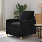 vidaXL Canapea Negru 76 x 81 x 87, 5 cm Poliester GartenMobel Dekor (42028780) Canapea