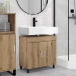 vidaXL Unitate Vanity pentru Baie Stejar Artizanal 60 x 35 x 60 cm GartenMobel Dekor (889404)