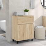 vidaXL Unitate Vanity pentru Baie Stejar Sonoma 60 x 35 x 80 cm GartenMobel Dekor (889417)