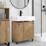 vidaXL Unitate Vanity pentru Baie Stejar Artizanal 60 x 35 x 60 cm GartenMobel Dekor (889414)