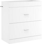 vidaXL Dulap sub chiuveta pentru baie Alb 78, 5 x 37, 5 x 81 cm GartenMobel Dekor (890712)