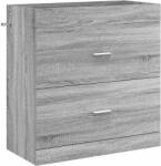 vidaXL Dulap sub chiuveta pentru baie Sonoma gri 78, 5 x 37, 5 x 81 cm GartenMobel Dekor (890717)