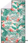 Sersimo Prosop din microfibra 180x100 cm, uscare rapida, cu husa, model floral (ACT-0197) Prosop