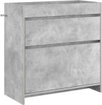 vidaXL Dulap sub chiuveta pentru baie Gri Beton 78, 5 x 37, 5 x 81 cm GartenMobel Dekor (890739)