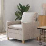 vidaXL Canapea Crem 76 x 81 x 87, 5 cm Poliester GartenMobel Dekor (42028776) Canapea