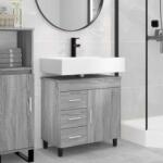 vidaXL Unitate Vanity pentru Baie Sonoma gri 60 x 35 x 60 cm GartenMobel Dekor (889381)