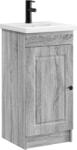 vidaXL Mobila de baie cu chiuveta Sonoma gri 42 x 40 x 84, 5 cm GartenMobel Dekor (890060)