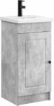 vidaXL Mobila de baie cu chiuveta Gri Beton 42 x 40 x 84, 5 cm GartenMobel Dekor (890057)