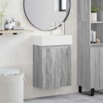 vidaXL Unitate de baie cu robinet Sonoma gri 45, 5 x 22, 5 x 84 cm GartenMobel Dekor (889457)