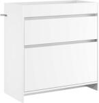 vidaXL Dulap sub chiuveta pentru baie Alb 78, 5 x 37, 5 x 81 cm GartenMobel Dekor (890736)