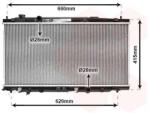 VAN WEZEL Radiator, racire motor VAN WEZEL 25002253 (25002253)
