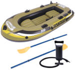 FISHMAN Barcă Gonflabila Fishman 300 Pentru Pescuit si Agrement, 252 x 125 x 40 cm, 2 vasle, Pompa inclusa (07208-1)