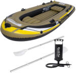 FISHMAN Barcă Gonflabila Fishman 350 Pentru Pescuit si Agrement, 305 x 136 x 62 cm, 2 vasle, Pompa inclusa (07209-1)