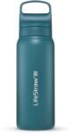 LifeStraw Go 2.0 rozsdamentes acél vízszűrő palack, 24 oz, türkiz lagúnakék