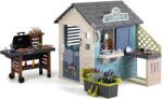 Smoby Căsuță Magazin și grătar de grădină Sweety Corner Playhouse Smoby cu alimente și dulciuri, cu filtru UV, de la 24 luni (SM810309-P) Casuta pentru copii