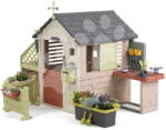 Smoby Căsuță cu atelier de lucru pentru grădinari Nature Playhouse Workshop Life Smoby extensibilă cu filtru UV de la 24 luni (SM810310-C) Casuta pentru copii