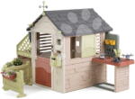 Smoby Căsuță cu atelier de lucru pentru meteorologi Nature Playhouse Workshop Life Smoby extensibilă cu filtru UV de la 24 luni (SM810310-D) Casuta pentru copii