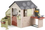 Smoby Căsuță cu atelier de lucru și poștă Nature Playhouse Workshop Life Smoby extensibilă cu filtru UV pentru 24 luni (SM810310-E) Casuta pentru copii