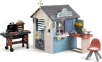 Smoby Căsuță Magazin cu bucătărie și grătar Sweety Corner Playhouse Smoby cu alimente și dulciuri, cu filtru UV pentru 24 luni (SM810309-X) Casuta pentru copii