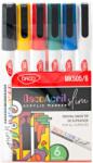 Daco Marker acrilic slim set 6 DACO MK505/6 (MK505/6)