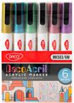 Daco Marker acrilic set 6 metalizat DACO MK503/6M (MK503/6M)