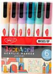 Daco Marker acrilic set 6 pastel DACO MK503/6P (MK503/6P)