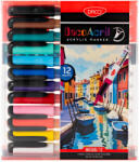 Daco Marker acrilic varf pensula set 12 DACO MK506/12 (MK506/12)