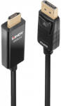 Lindy Cablu video LINDY DisplayPort v1.2 Male - HDMI v2.0 Male, 2m, negru (40926)