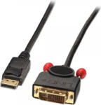 Lindy Cablu video LINDY DisplayPort Male - DVI-D Male, 2m, negru (41491)
