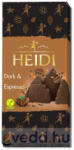 HEIDI Táblás Étcsokoládé 80Gr Dark&Espresso
