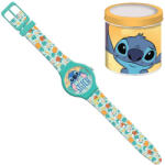 Luna Luna: ceas analog cu imprimeu Disney Stitch, în cutie metalică de cadou (000566005)