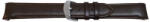  Curea piele lina capat curbat maron inchis 22mm - 58006