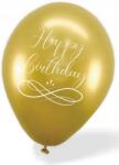  Lufik Szett Arany Happy Birthday Szülinapi 6 Db 25 CM