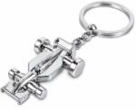 Cridem Breloc chei masina F1 metalic cromat, accesoriu elegant pentru pasionati (56GX054)