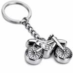 Cridem Breloc chei motocicleta cross din metal cromat, pentru auto, moto si ATV (56GX021)