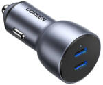 UGREEN CD213 autós töltő, 2x USB-C, 36W (szürke)