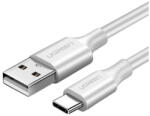UGREEN USB és USB-C QC3.0 kábel, 0, 25 m (fehér)