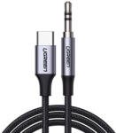 UGREEN CM450 USB-C 3, 5 mm-es mini jack 3, 5 mm-es AUX kábel, 1 m (fekete) (20192) - kontaktor