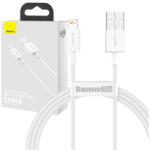 Baseus Superior Series USB-Lightning kábel, 2, 4 A, 1 m (fehér)