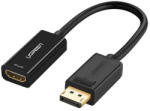 UGREEN MM137 DisplayPort - HDMI Adapter kábel, 4K (fekete)